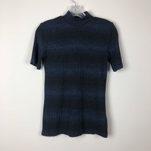 Philosophy Blue and Black Sweater